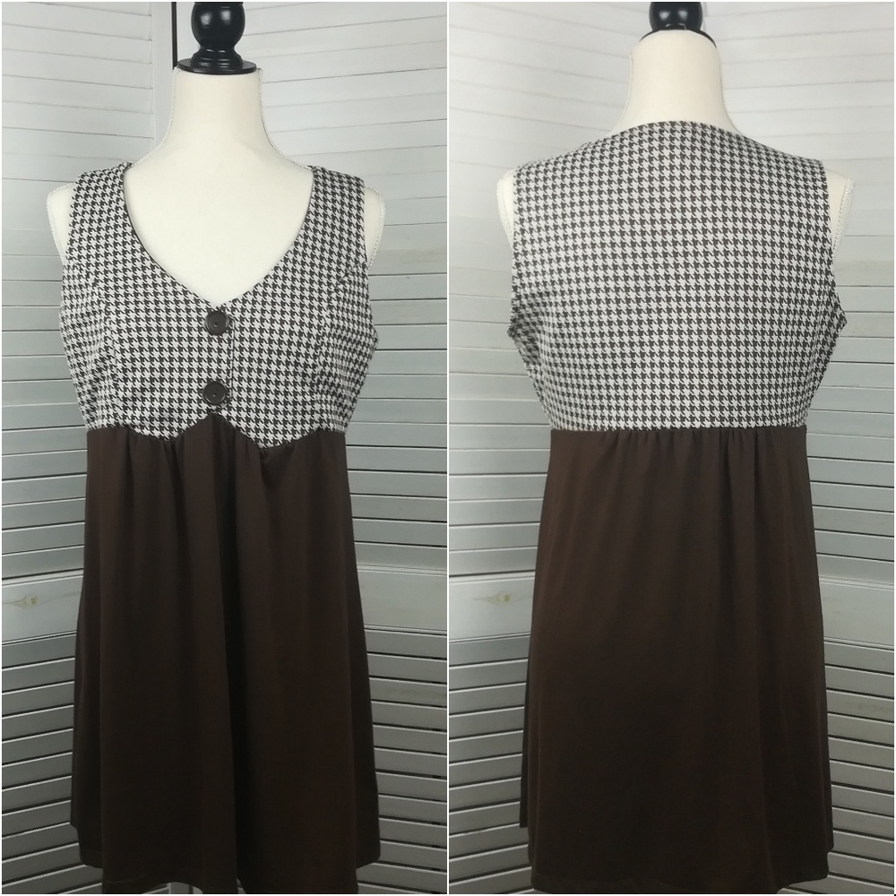 Rocker Girl Retro Babydoll Vest Jumper Dress